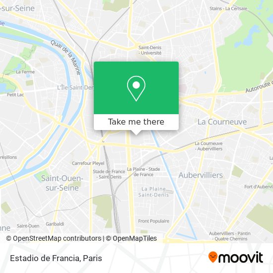 Estadio de Francia map