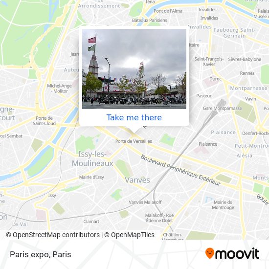 Paris expo map