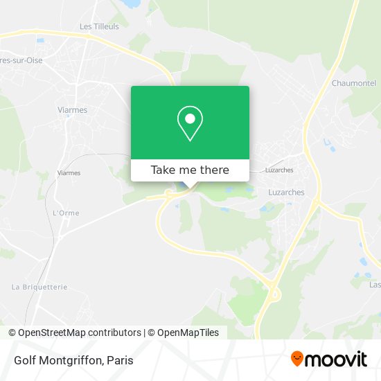 Golf Montgriffon map