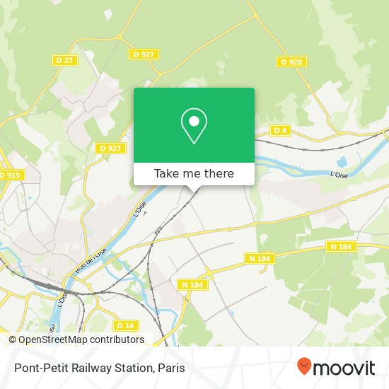 Pont-Petit Railway Station map