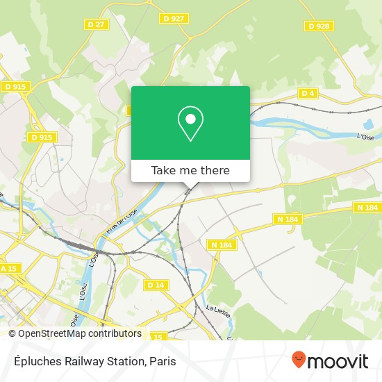 Épluches Railway Station map