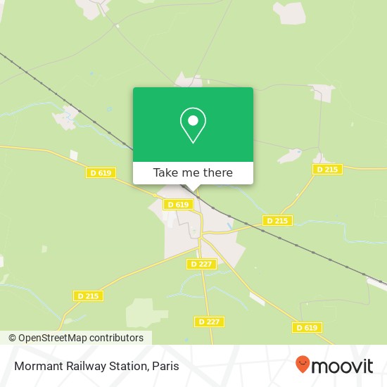 Mormant Railway Station map