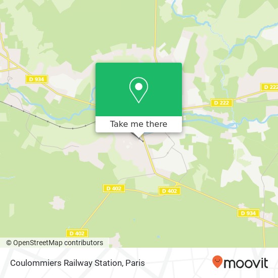 Mapa Coulommiers Railway Station