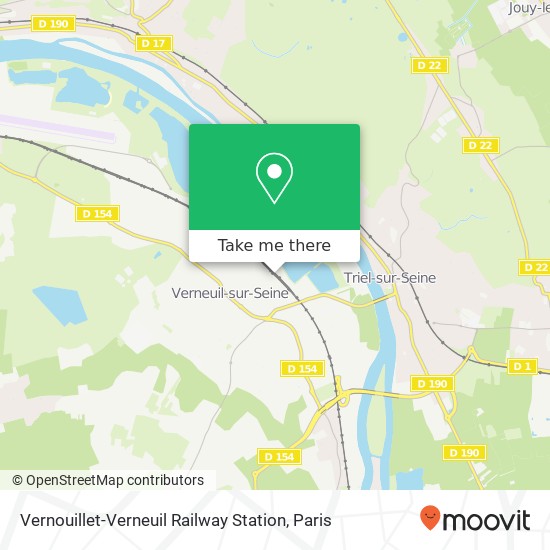 Vernouillet-Verneuil Railway Station map