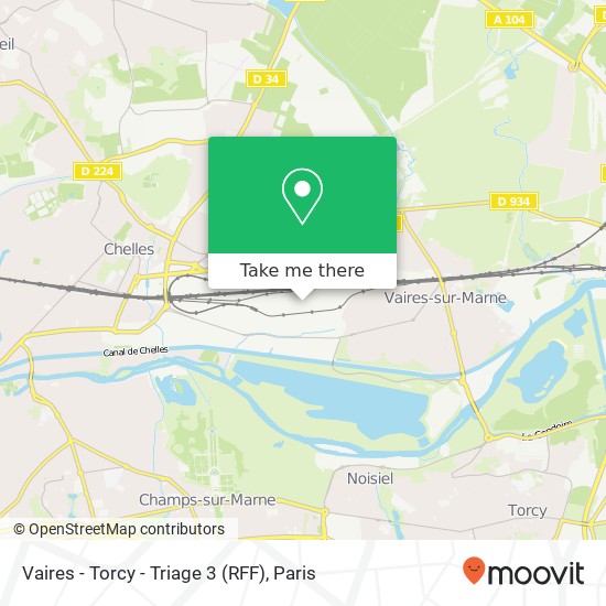 Vaires - Torcy - Triage 3 (RFF) map