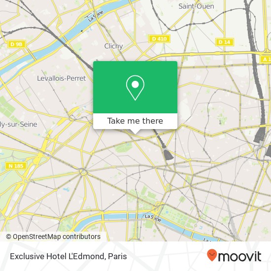 Exclusive Hotel L'Edmond map