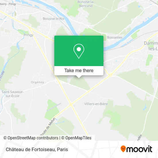Château de Fortoiseau map