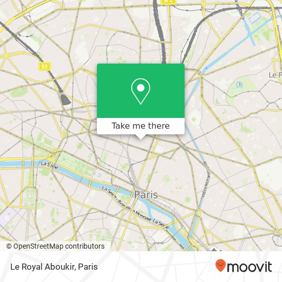 Le Royal Aboukir map