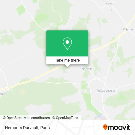 Nemours Darvault map