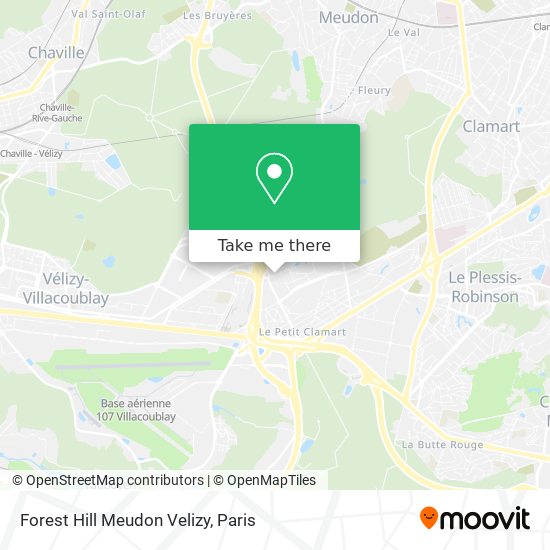 Forest Hill Meudon Velizy map