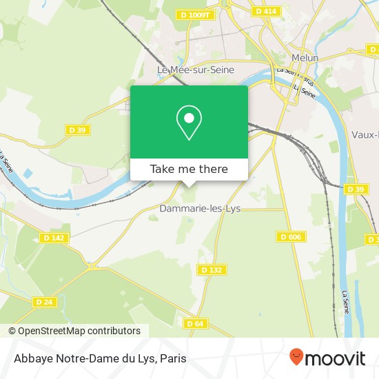 Abbaye Notre-Dame du Lys map