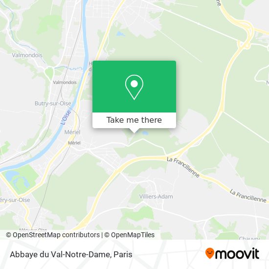 Abbaye du Val-Notre-Dame map