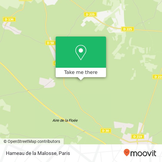 Mapa Hameau de la Malosse