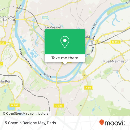 5 Chemin Benigne May map