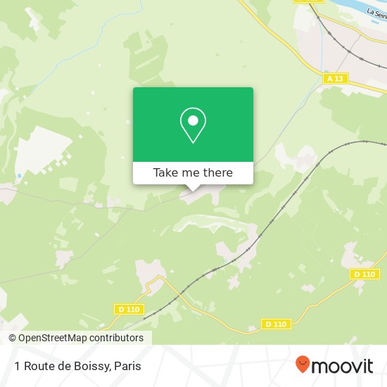 1 Route de Boissy map