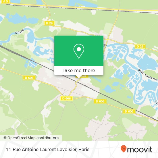 Mapa 11 Rue Antoine Laurent Lavoisier
