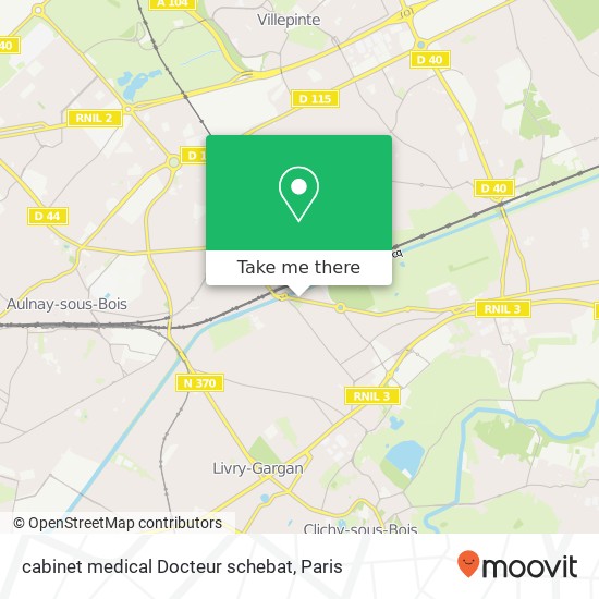 Mapa cabinet medical Docteur schebat