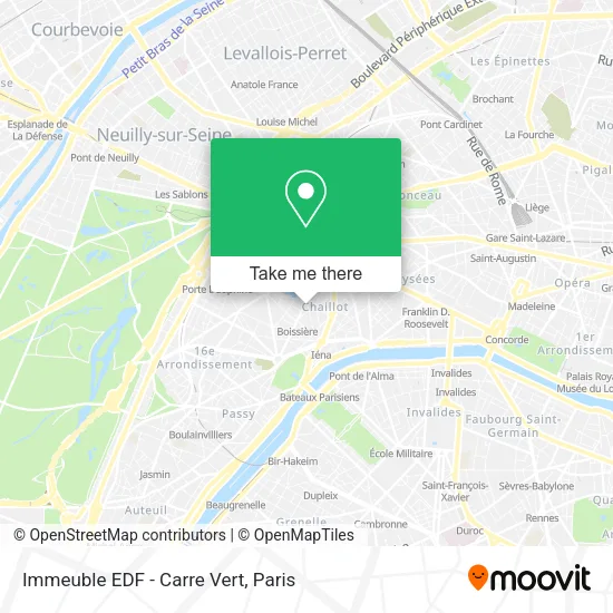 Immeuble EDF - Carre Vert map
