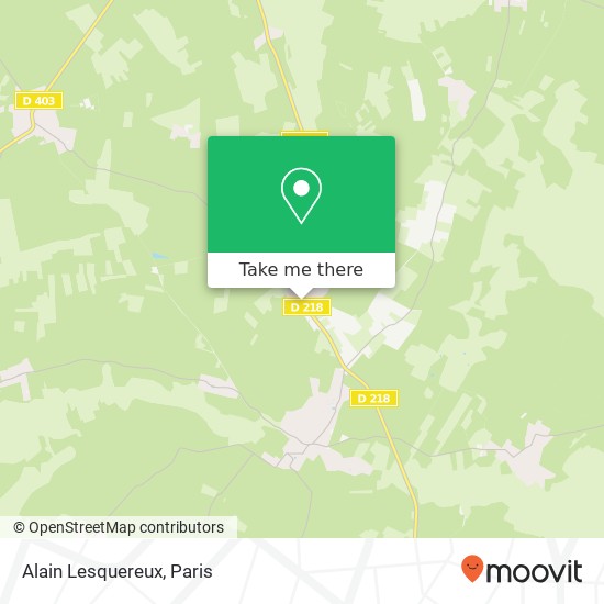 Mapa Alain Lesquereux