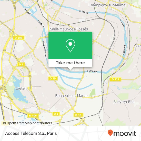 Access Telecom S.a. map