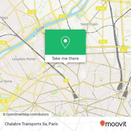 Chalabre Transports Sa map