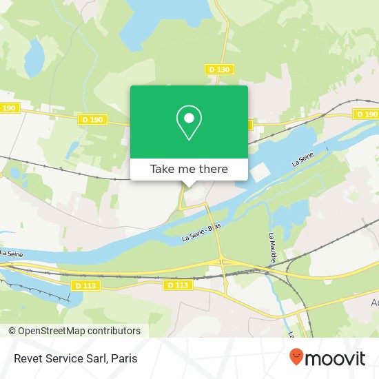 Revet Service Sarl map