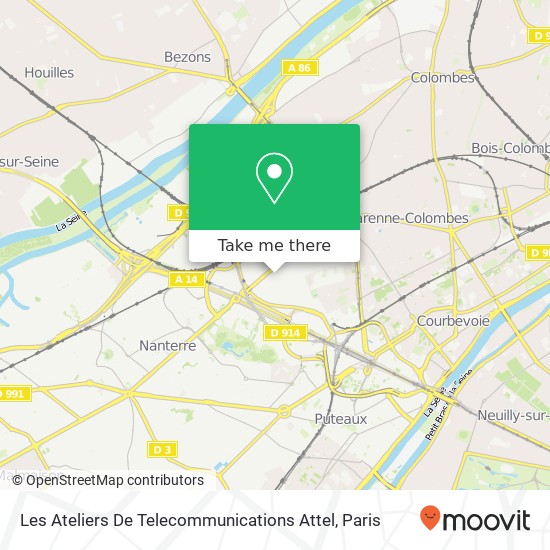 Les Ateliers De Telecommunications Attel map