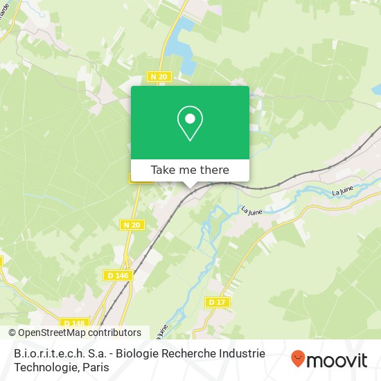 Mapa B.i.o.r.i.t.e.c.h. S.a. - Biologie Recherche Industrie Technologie