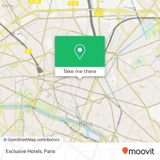 Exclusive Hotels map