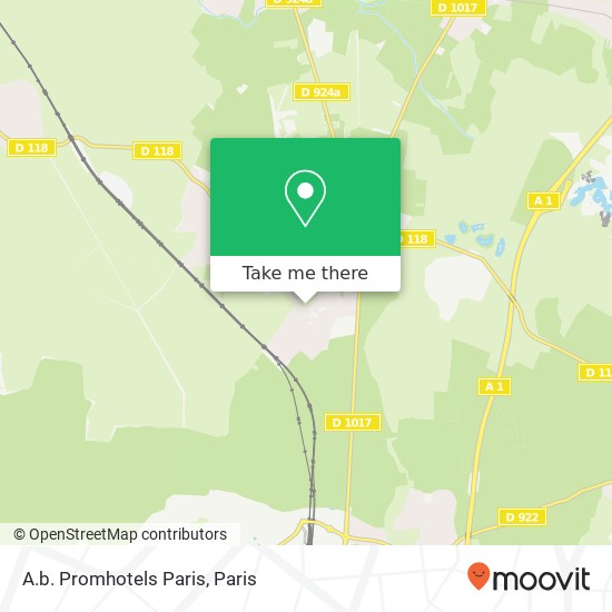 A.b. Promhotels Paris map