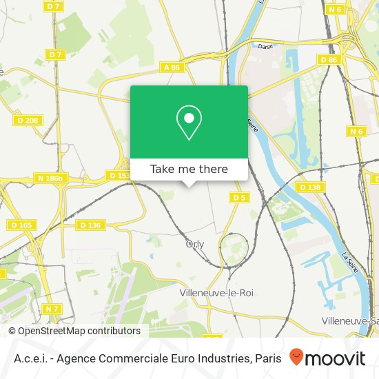 A.c.e.i. - Agence Commerciale Euro Industries map