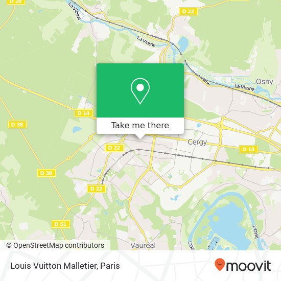 Mapa Louis Vuitton Malletier