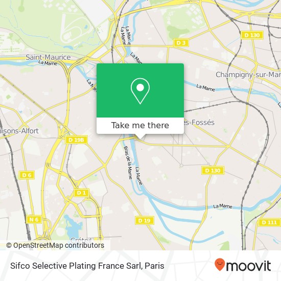 Sifco Selective Plating France Sarl map