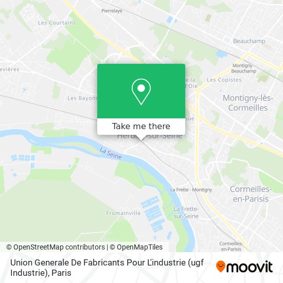 Mapa Union Generale De Fabricants Pour L'industrie (ugf Industrie)