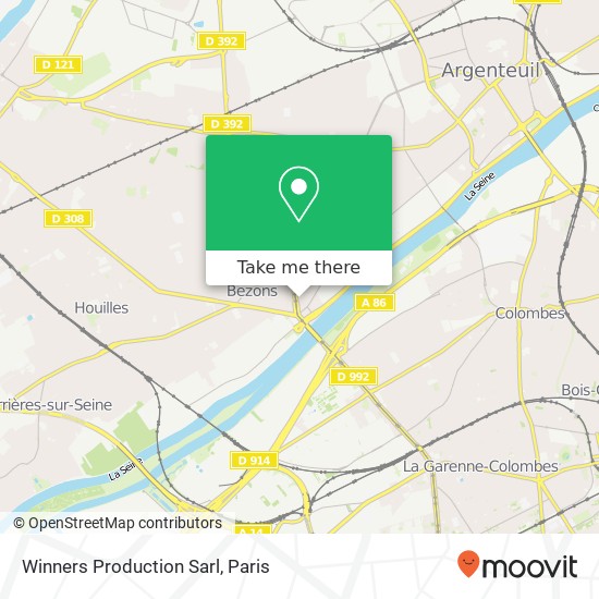 Winners Production Sarl map