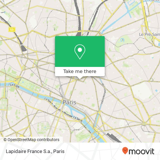 Lapidaire France S.a. map