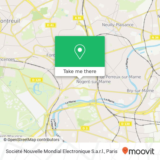 Société Nouvelle Mondial Electronique S.a.r.l. map