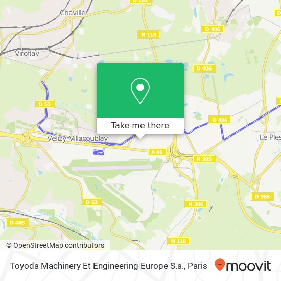 Mapa Toyoda Machinery Et Engineering Europe S.a.