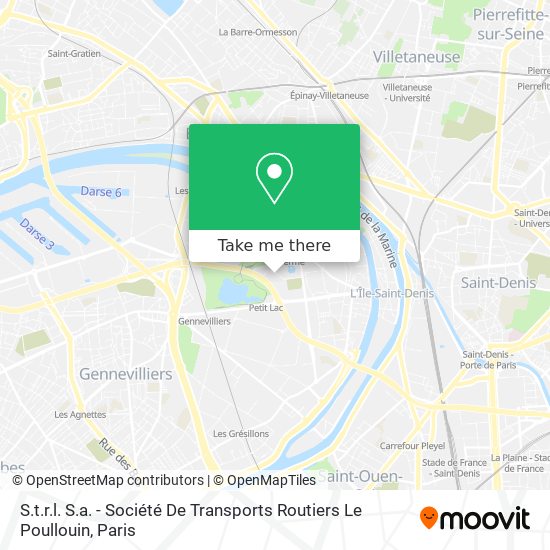 S.t.r.l. S.a. - Société De Transports Routiers Le Poullouin map