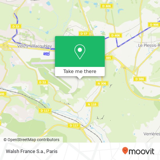 Mapa Walsh France S.a.