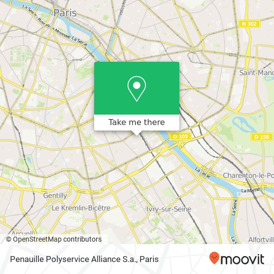 Penauille Polyservice Alliance S.a. map