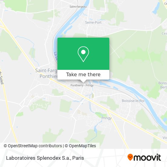 Laboratoires Splenodex S.a. map