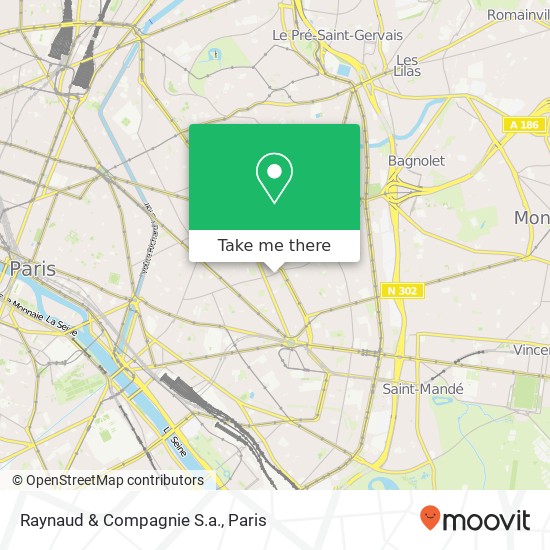 Raynaud & Compagnie S.a. map
