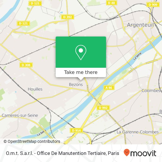 O.m.t. S.a.r.l. - Office De Manutention Tertiaire map