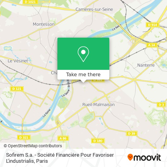 Sofirem S.a. - Société Financière Pour Favoriser L'industrialis map