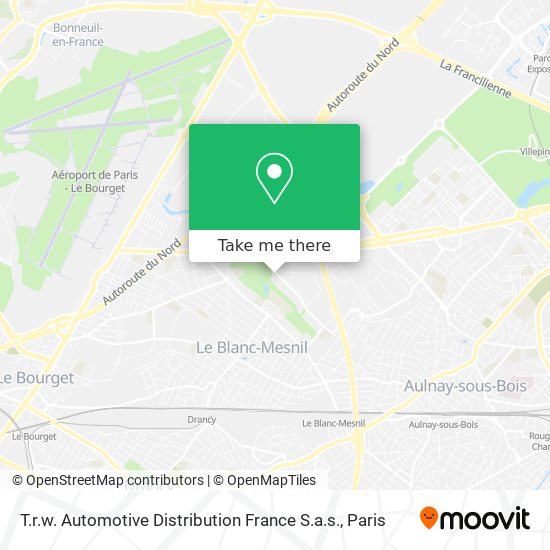 T.r.w. Automotive Distribution France S.a.s. map