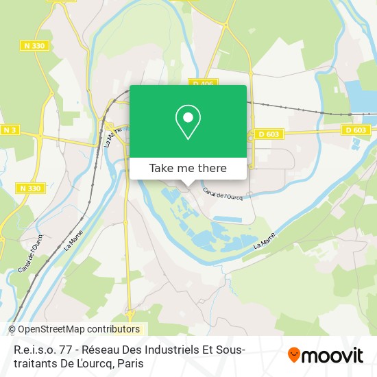 R.e.i.s.o. 77 - Réseau Des Industriels Et Sous-traitants De L'ourcq map