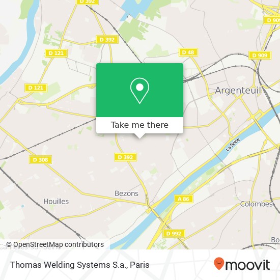 Thomas Welding Systems S.a. map