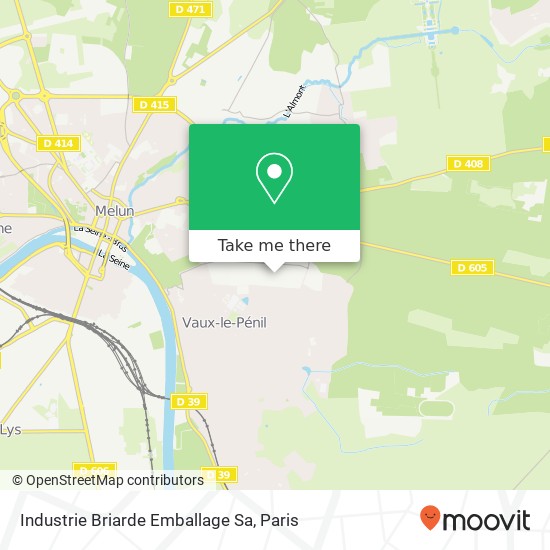 Mapa Industrie Briarde Emballage Sa