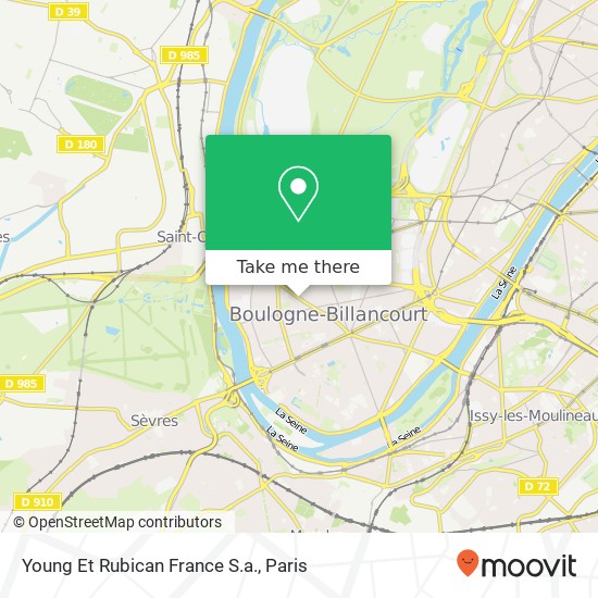 Young Et Rubican France S.a. map